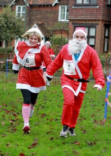 Santa run competition winner