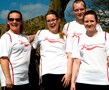 Group leading with Run England