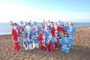 Santas in Southsea