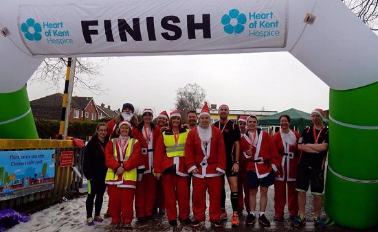 Coxsheath Santa Run 2015