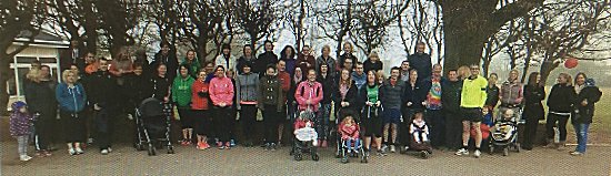 Elm Park School Gates group - Sport Relief Mile