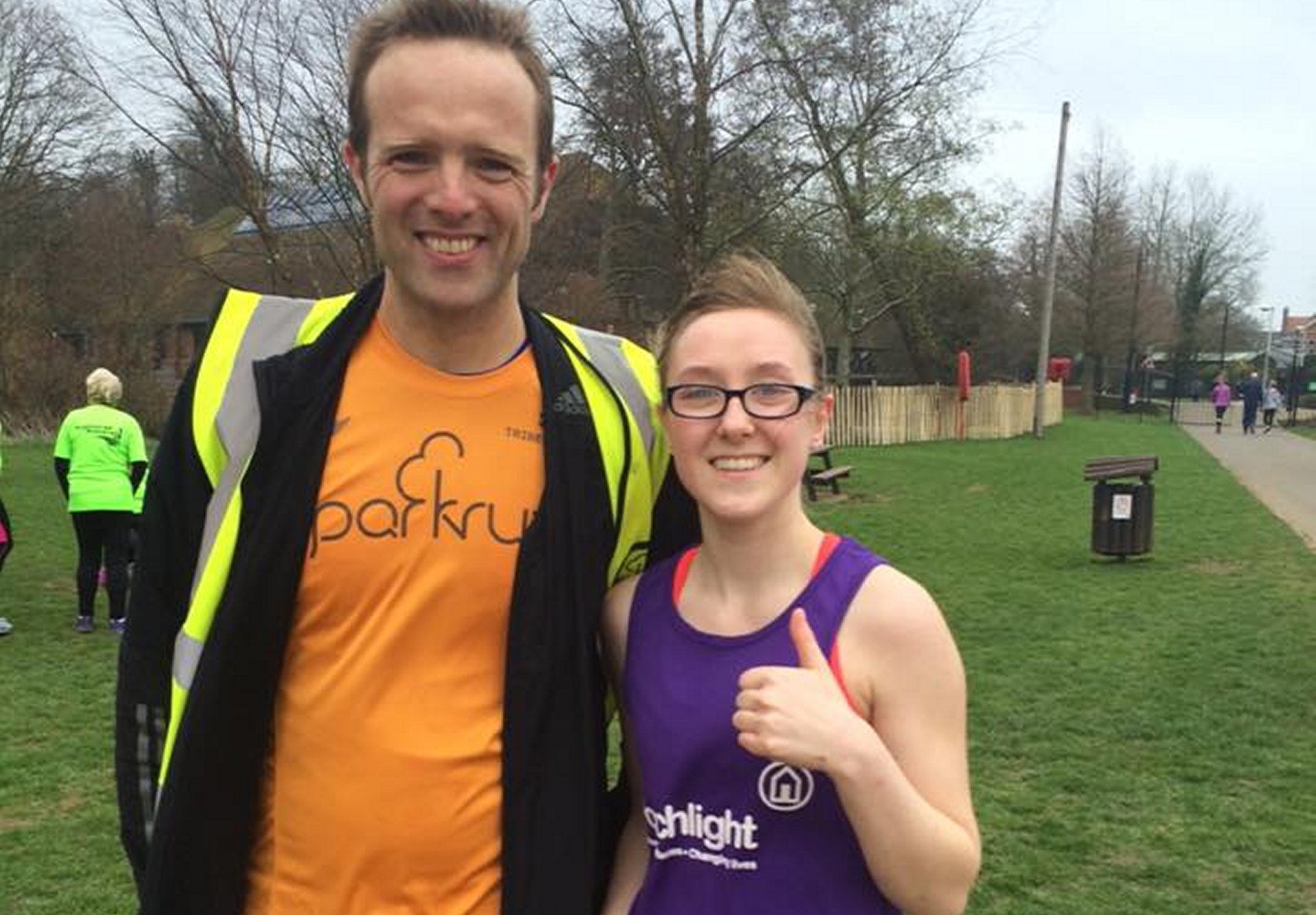 HRChloe and parkrun ED Anthony Lester.jpg