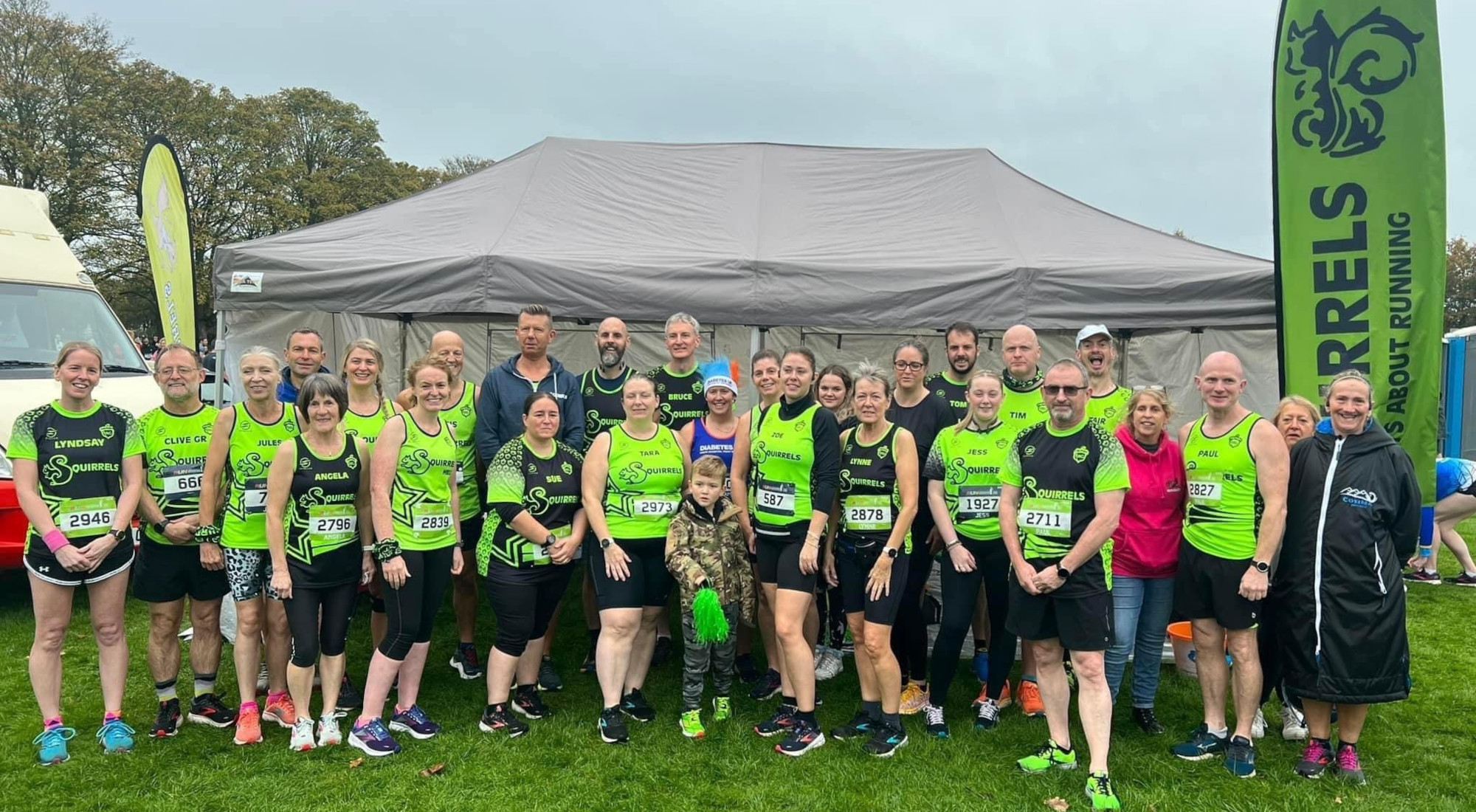 Squirrels Running Group