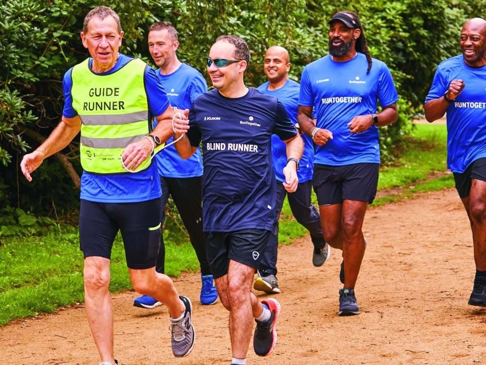 Running on sandy path