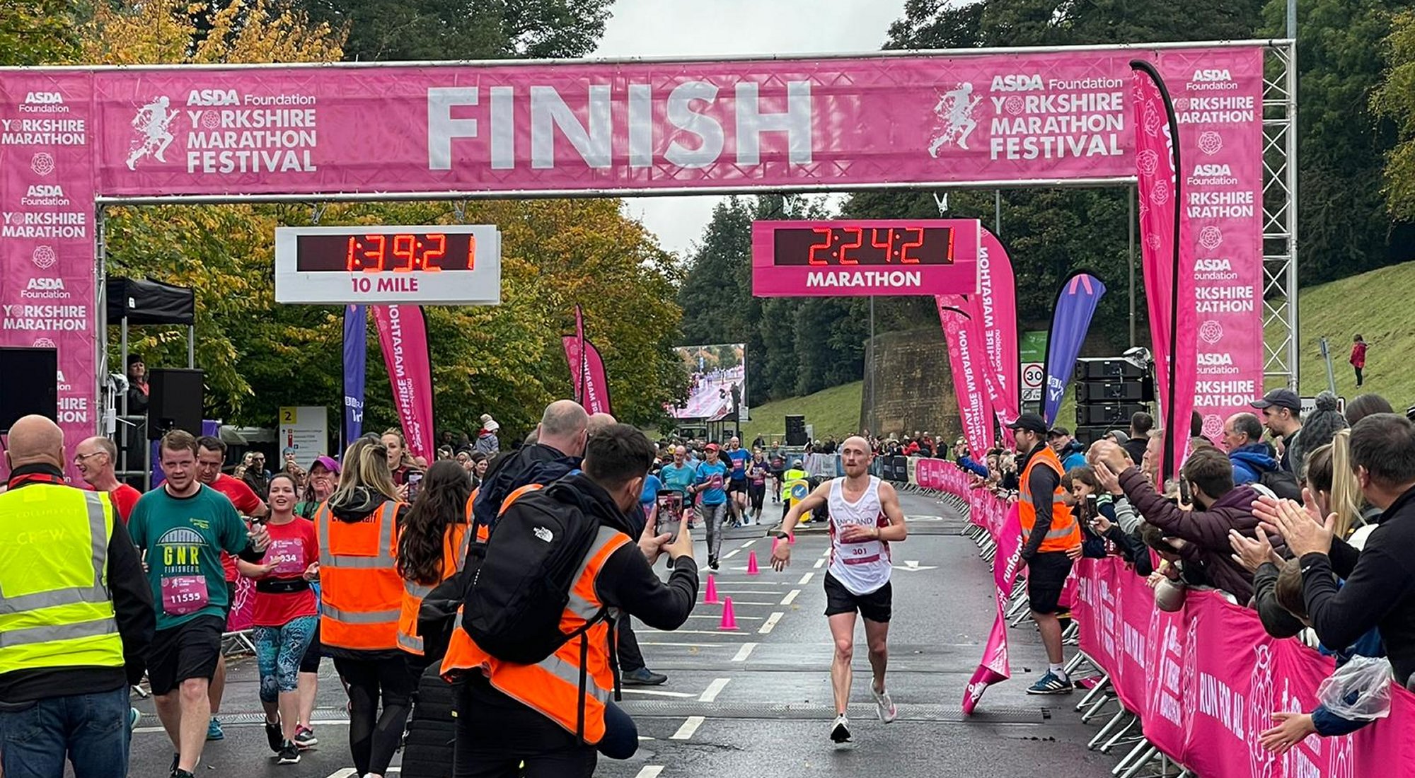Yorkshire Marathon Finish